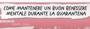 Benessere durante la quarantena… ma non solo
